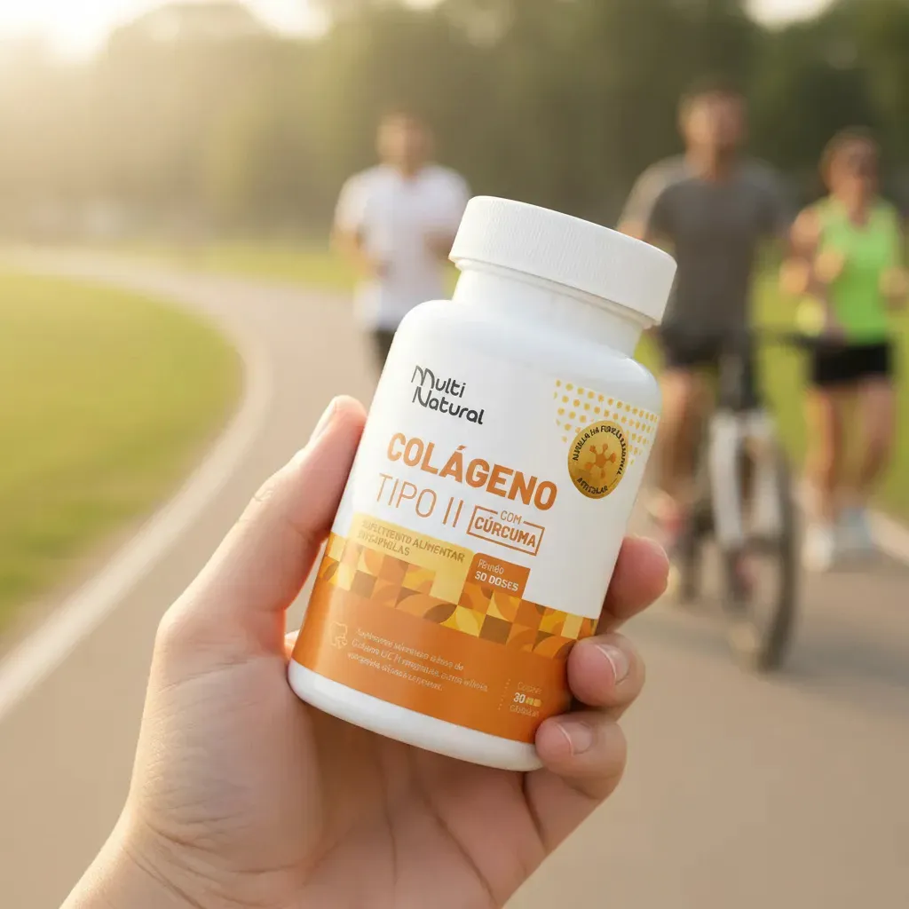 Cúrcuma com Colágeno Tipo 2 Multi Natural 30 cápsulas